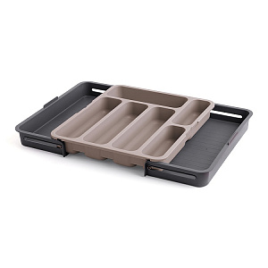 Органайзер для столовых приборов 31x35x5,5см DE'NASTIA бежевый полипропилен 000000000001212530