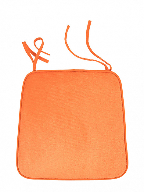 Подушка на стул 40x35x38см DE'NASTIA мемори оранжевый полиэстер 000000000001196016