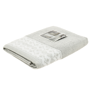 Полотенце 70х130см DE'NASTIA ТАЛИСМАН серый хлопок-100% 000000000001205442