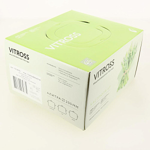 Кастрюля 4л VITROSS Iris глубокая сферическая форма эмалированная сталь 000000000001206238
