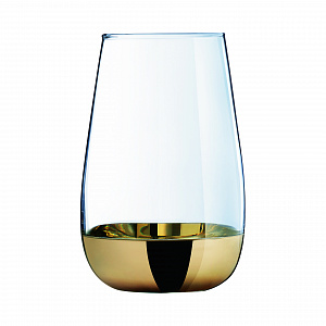 ЭЛЕКТРИЧЕСКОЕ ЗОЛОТО Набор стаканов 4шт 350мл LUMINARC высокий стекло 000000000001214789