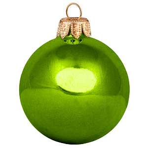Украшение декоративное Шар 5,5см MOROZCO зеленый глянц пластик 000000000001220365