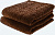Полотенце 50х120см FORA махровое коричневый 000000000001174759