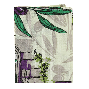 Полотенце вафельное 35х50см Collorista Олива 160гр бежевое 100%хлопок 000000000001206749