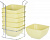 Набор салатников 6шт 450 мл керамика металличейский стенд  Тропик подарочная упаковка Сок Elrington HJC-1202-B 000000000001197942