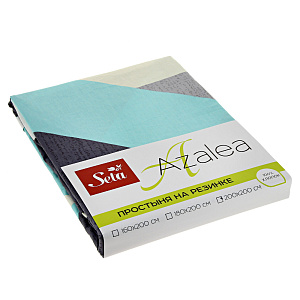 Простыня на резинке Азалия, 200x200 см 000000000001155858