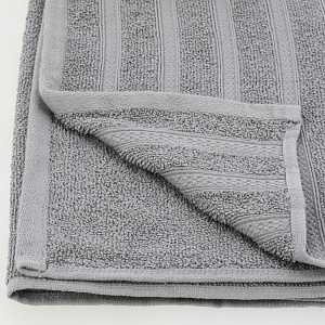 Полотенце махровое 70х130см LUCKY серое жаккард 100% хлопок 000000000001195786