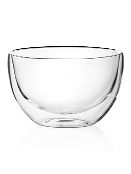 Салатник 500мл LUCKY с двойными стенками стекло 000000000001212883