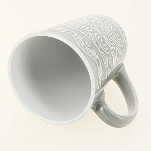 Кружка 320мл КОРАЛЛ ROMANO grey керамика 000000000001208530