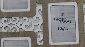 Фоторамка на 7 фото 46х51  - это стиль и изысканность Вашего дома.  Разное сочетание цветов придают фоторамке универсальность. Матер 000000000001195655