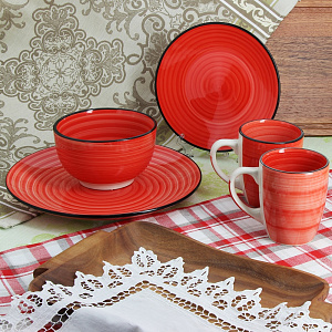 Десертная тарелка Красная Matissa, 19 см 000000000001115853