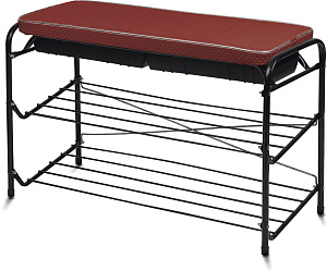 Этажерка цвет черный металл NIKA ЭТП3/Ч 000000000001197390