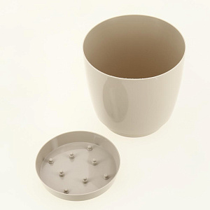 Горшок для цветов 3л h170мм D170мм GARDENPLAST ФРЕЗИЯ №2 капучино пластик 000000000001207367