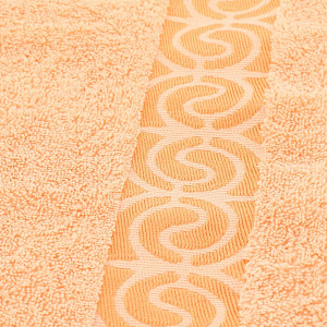 Полотенце 50х90см CLEANELLY BASIC Колоннэ махровое плотность 460гр/м персиковый 100% хлопок ПЦ2601-4538,13-1318 000000000001205525