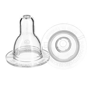 Набор молочных сосок Переменный поток Lubby, от 0 месяцев, силикон, переменный поток, 2 шт. 000000000001135414