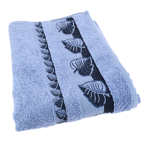 Пол-це 70х140Лепестки Голуб,хл100%,пл400 000000000001188131