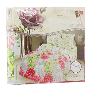 Комплект постельного белья Парадиз Романтика, евро, перкаль 000000000001125061