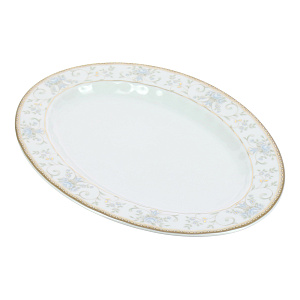 Блюдо для хлеба Голубой узор, 36 см 000000000001136152