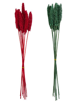 Сухоцветы 13x13x60см DE'NASTIA Люффа микс цветов 000000000001228194