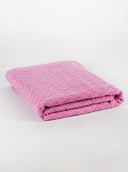 Полотенце махровое 100х150см LUCKY Зигзаг светло-лиловый хлопок-100% 000000000001214743