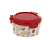 Емкость для хранения продуктов Fresco круглая 0,4л Имбирное печенье GR1892-ПЧ 000000000001192773