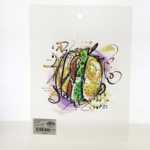 Разделочный мат ПП 24х33 см Бургер, F050086 000000000001188357