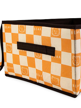 Короб(Органайзер) для хранения белья 9секций45х30х20см МИШКА в ассортименте ткань оксфорд/полипропилен 000000000001227867