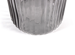 Ваза для цветов 29,5см GARBO GLASS серый стекло GB15/CN0986 000000000001218001