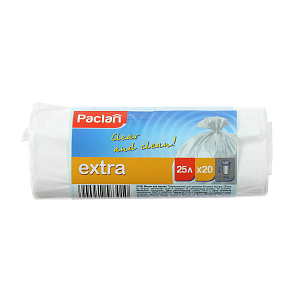 Мешки для мусора Extra Paclan, 25л, 20 шт. 000000000001019574