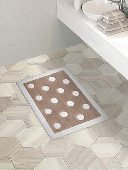 Коврик д/т горох 40х60 100%хл бежM000047 000000000001187192