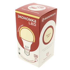 Лампа диод. ЭКОНОМКА EcoL14wA60230vE2730 000000000001187350