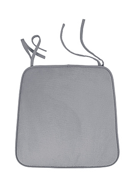 Подушка на стул 40x35x38см DE'NASTIA мемори серый полиэстер 000000000001185565