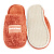 Туфли домашние-тапки р.36-37 LUCKY оранжевый шерпа полиэстер 000000000001220273