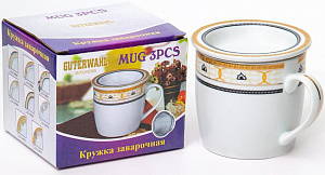 Кружка заварочная фарфор 350мл подарочная упаковка Аврора Дана Guterwahl 113-19067 000000000001200587
