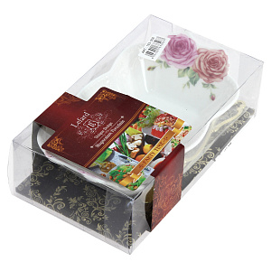 Масленка Lefard, фарфор, 2 предмета 000000000001163170