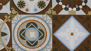 Коврик универсальный 80х150см ПОСУДА ЦЕНТР Квадраты с бахромой полиэстер 000000000001187087