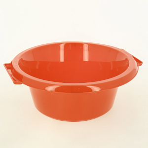 Таз 5л ШЕФ ПОЛИМЕР круглый с ручками. Прочный. При нагрузках не деформируется. Пригоден для пищевых продуктов. Красный. Полипропилен 000000000001209407