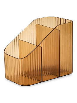 Органайзер для косметики/концелярии 15х12х8см 3 отдела BOTTLE микс пластик/PET 000000000001229822