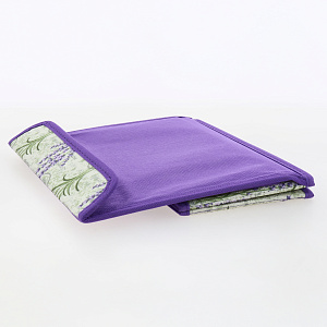 Коробка для хранения вещей 25x19x13см РУТАУПАК ЛАВАНДА с откидной крышкой ткань 000000000001211961