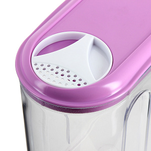 Емкость для сыпучих продуктов 1л PHIBO с дозатором бежевый пластик 000000000001059490