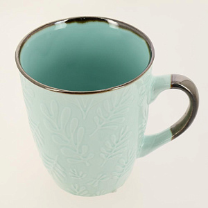 Кружка 400мл LADINA REGULAR с тиснением керамика 70032/48 000000000001205726