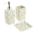Набор для ванной 3 предмета ДОЛЯНА Жираф мыльница дозатор для мыла стакан керамика пластик 000000000001209719