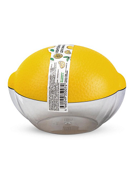 Контейнер для лимона 12х9х8,2см PHIBO желтый пластик 000000000001229615