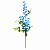 Цветок искусственный ветвь Ягоды 70см синие 000000000001218376