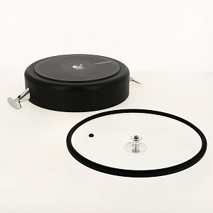 Сотейник 28см TVS MAESTRALE две ручки с крышкой индукция алюминий 000000000001201090