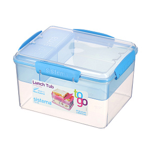 Двухуровневый ланчбокс с разделителями To-Go Sistema, 2.3л 000000000001143682