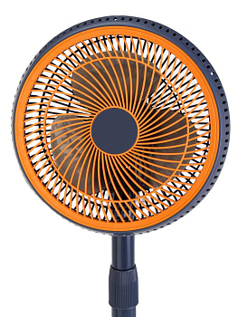 Вентилятор напольный102х25см 220В 35Вт 2скорости режим поворота регулировка наклона регулировка высоты синий пластик/железо с гальваническим покрытием 000000000001227272