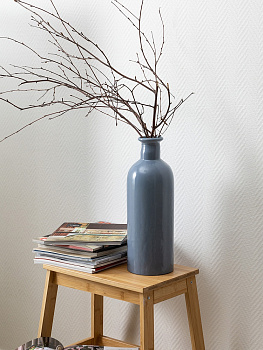 Ваза декоративная 2,1л 12x12x34см DE'NASTIA Египет бутылка ручная работа высокая серый стекло 000000000001220898