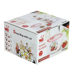 Бульонница Wellberg, фарфор 000000000001158085