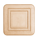 Коврик для туалета 50x50см DE'NASTIA Soft Collection мемори бежевый полиэстер 000000000001215840